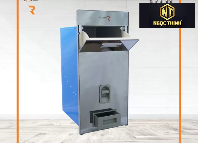 Thùng Gạo Mặt Gương Đen Roxana R016 tại Đại Phước